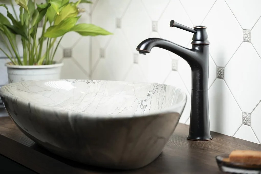 Sapho KRONY, stojánkova umývadlová batéria, zlatá matná, GJ002GB