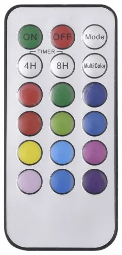 vidaXL Elektrické LED sviečky 12ks časovač diaľkový ovládač teplé biele-