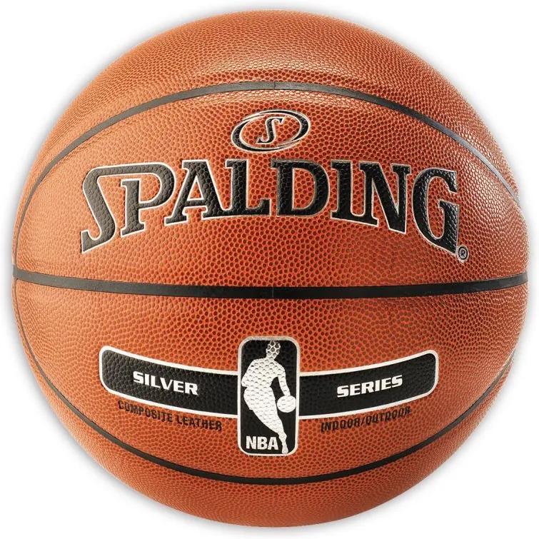 Basketbalová lopta 7 NBA Silver indoor/outdoor