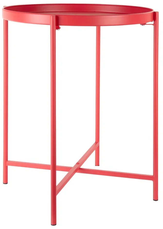 Kovový okrúhly odkladací stolík ø 40 cm Meseta – Leitmotiv