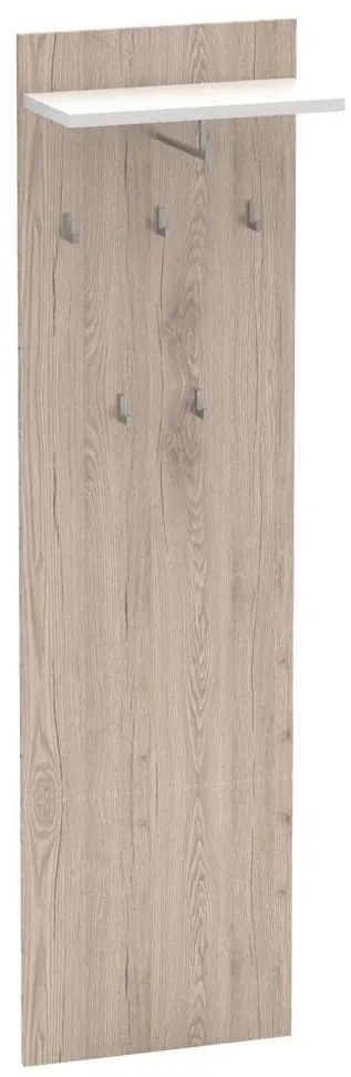 Vešiakový panel, san remo/biela, RIOMA TYP 19