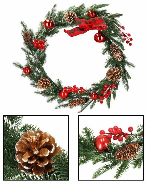 SPRINGOS Adventný veniec 150 cm