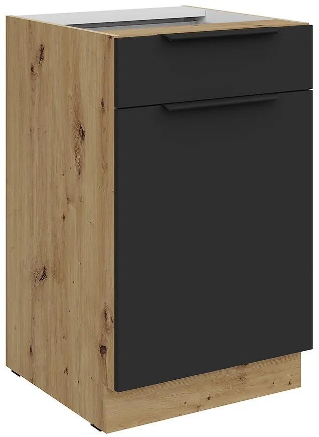 Kuchynská skrinka Aria-Bl/Ar Anti Fingerprint 50d 1f 1s Bb