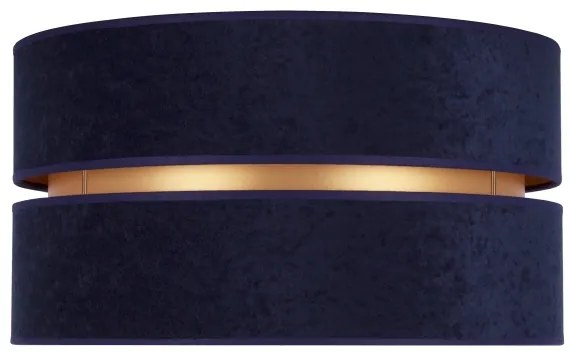 Duolla - Stropné svietidlo DUO 1xE27/15W/230V pr. 40 cm modrá/zlatá