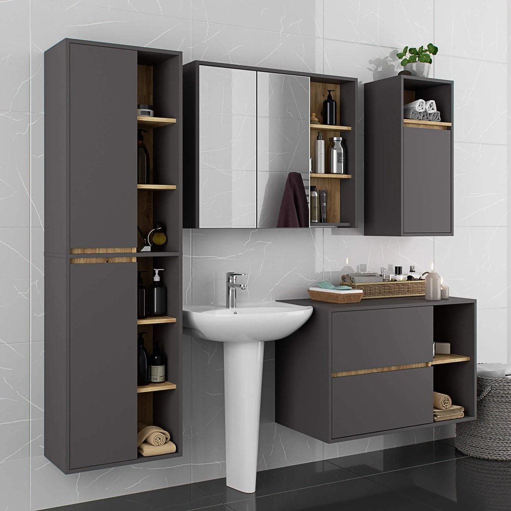 Závěsná skříňka pod umyvadlo VAMI 90 cm - výber z 3 prevedení