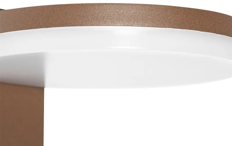 Moderná vonkajšia nástenná lampa hrdzavohnedá vrátane LED IP54 - Esmee