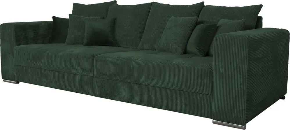 Pohovka Richard, fľaškovo zelená látka