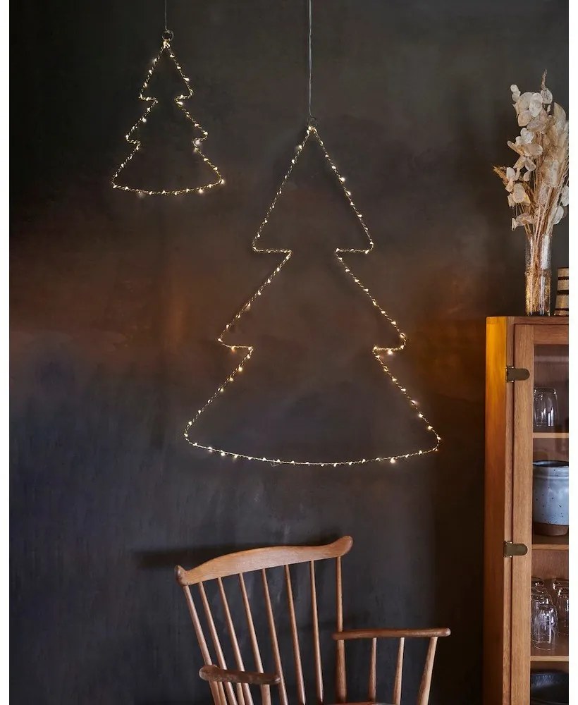 Biela závesná vianočná svetelná dekorácia Liva – Sirius