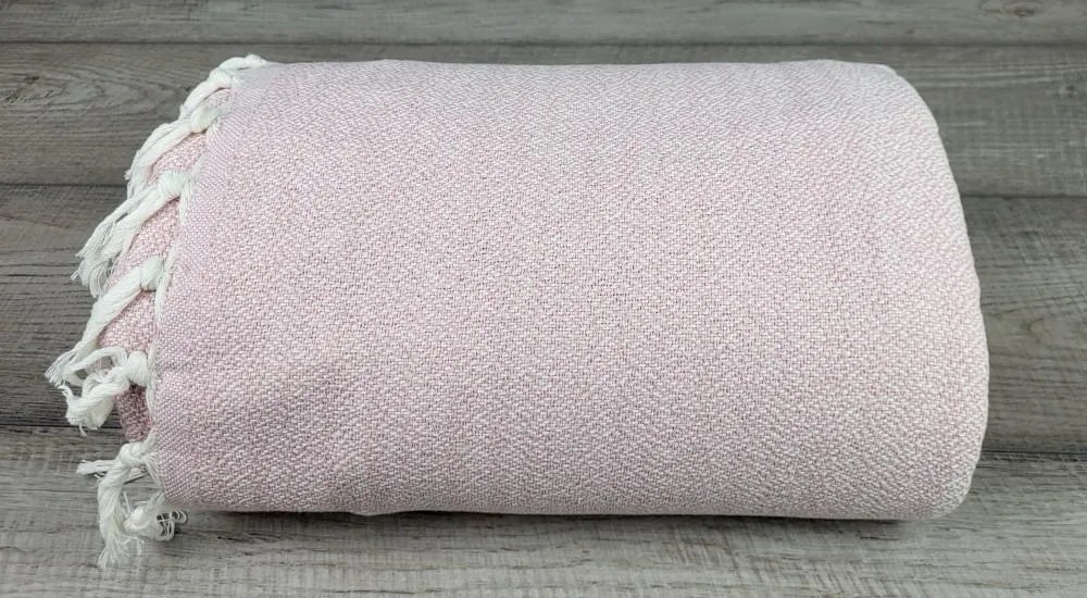 Prehoz na posteľ OVERKAST PINK 240x260cm