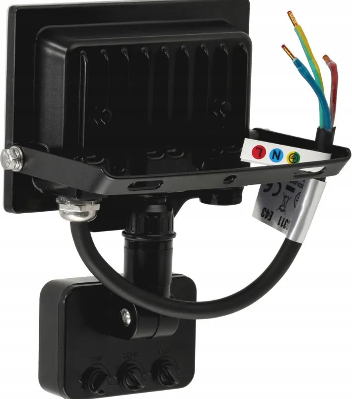 LED reflektor IP65 - 20W - 1800lm s pohybovým senzorom - neutrálna farba