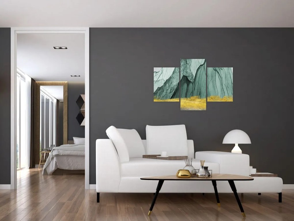 Obraz - Smaragdové hory N⁰3 (90x60 cm)