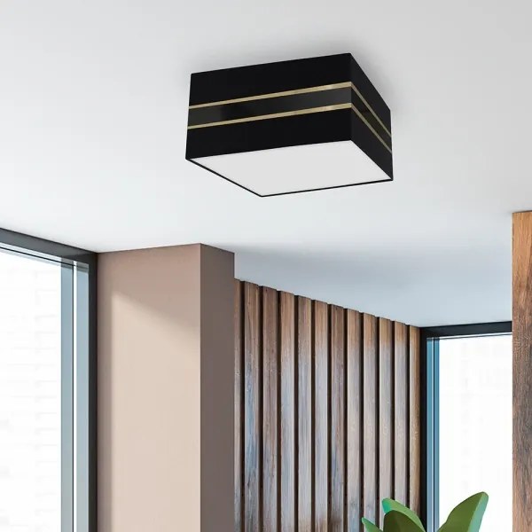 Stropné svietidlo ULTIMO 3xE27/60W/230V čierna