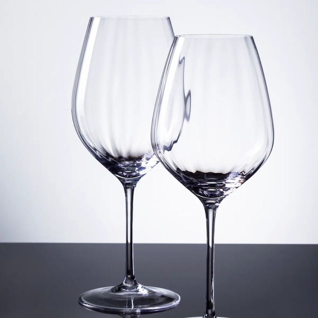 Poháre na červené víno 570 ml set 6 ks - Optima Line Glas Lunasol - 322686