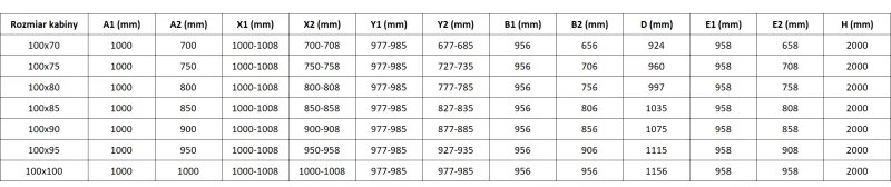 Mexen Lunar-B Duo výklopný sprchový kút 100 x 95 cm, číre sklo, brúsený grafit, 832-100L-095P-66-00