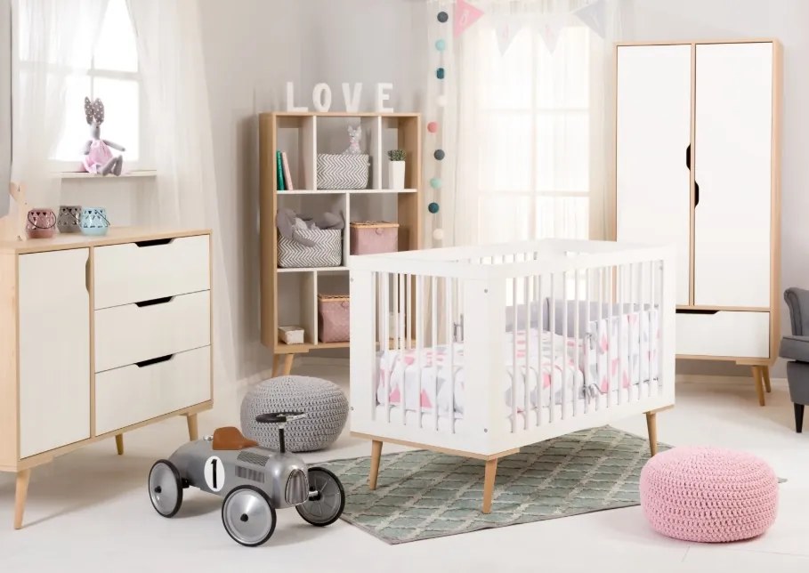 Dětská postýlka Klups Sofie bílá