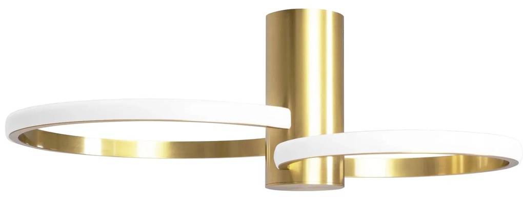 Toolight Toolight, LED stropné svietidlo 50x30,5cm, 22W, APP1402-CW, zlatá lesklá, OSW-05849