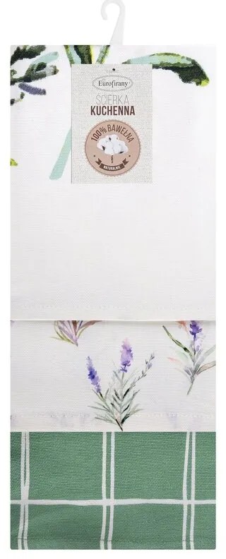 Dekorstudio Sada 3-dielných kuchynských utierok LAVENDER 50 x 70 cm