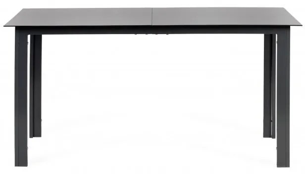 Záhradný stôl Dizu 150 cm tmavo šedý