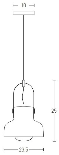 Zambelis 18191 - Luster na lanku 1xE27/40W/230V