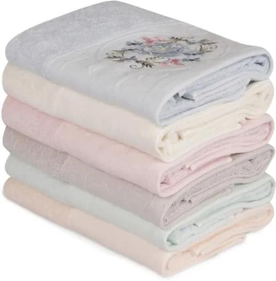 Sada 6 bavlnených uterákov Daireli Micrena, 50 × 90 cm