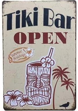 Ceduľa Tiki Bar Open
