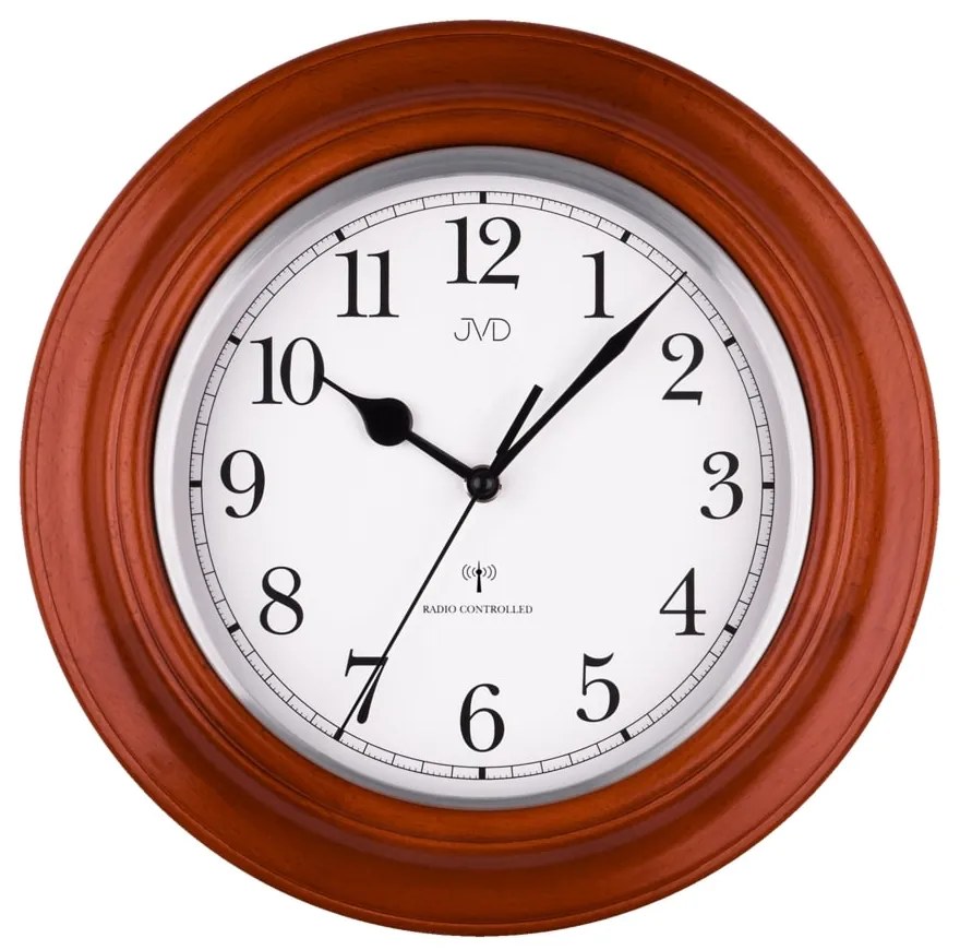 Nástenné hodiny JVD NR27043.23 riadené rádiovým signálom 30cm