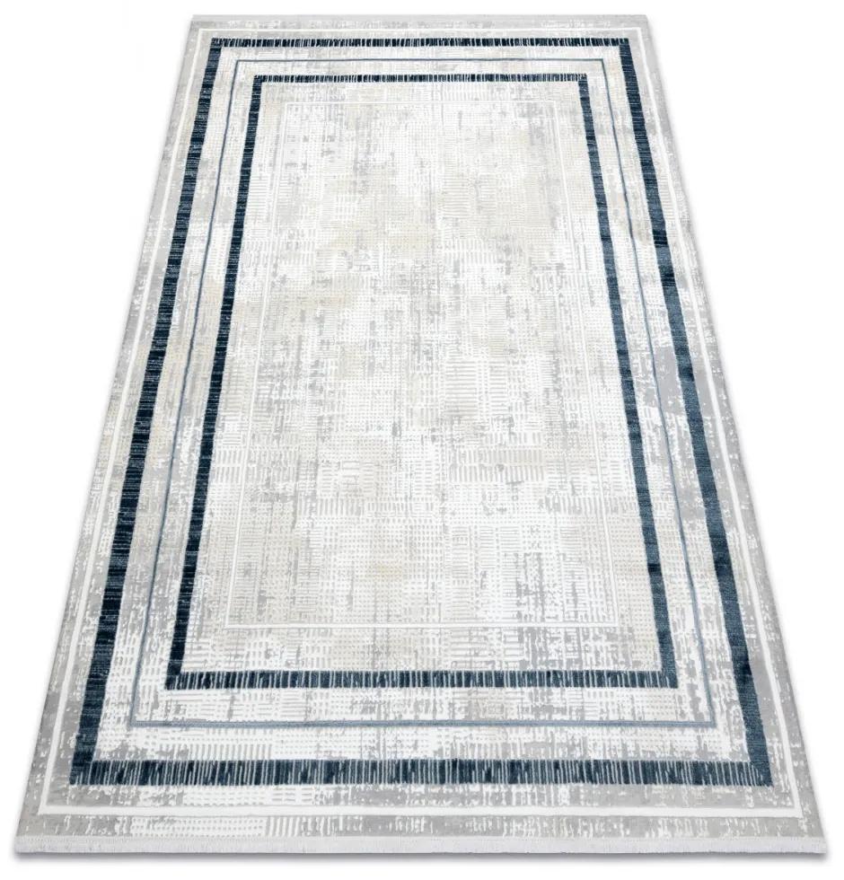 Kusový koberec Monesa modrokrémový 120x170cm