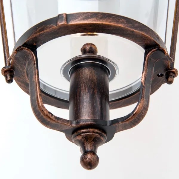 Orion AL 11K/360.01-Vonkajšia nást. lampa KENZO 1xE27/100W/230V IP44 bronz/patina