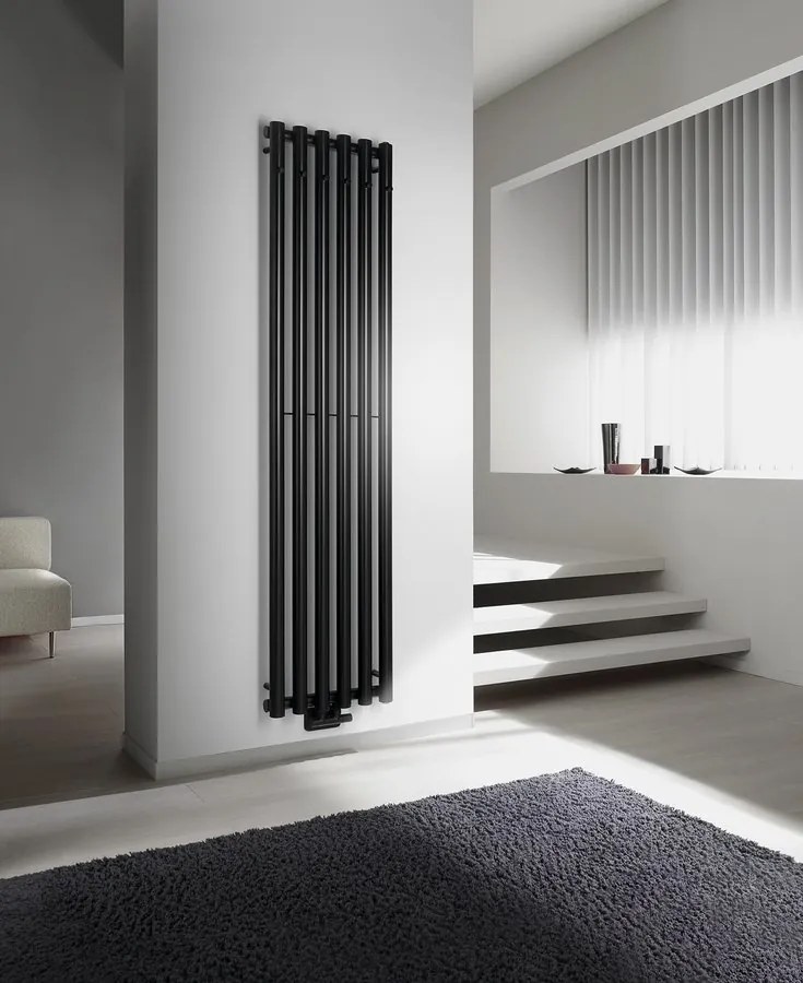 Sapho Sapho, PILON vykurovacie teleso 270x1800mm, so 4 háčikmi, čierna mat, IZ132T