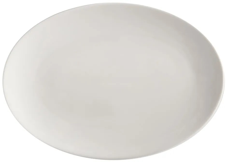 Biely porcelánový tanier Maxwell & Williams Basic, 35 x 25 cm
