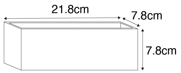 Moderná nástenná lampa biela - Tjada Novo