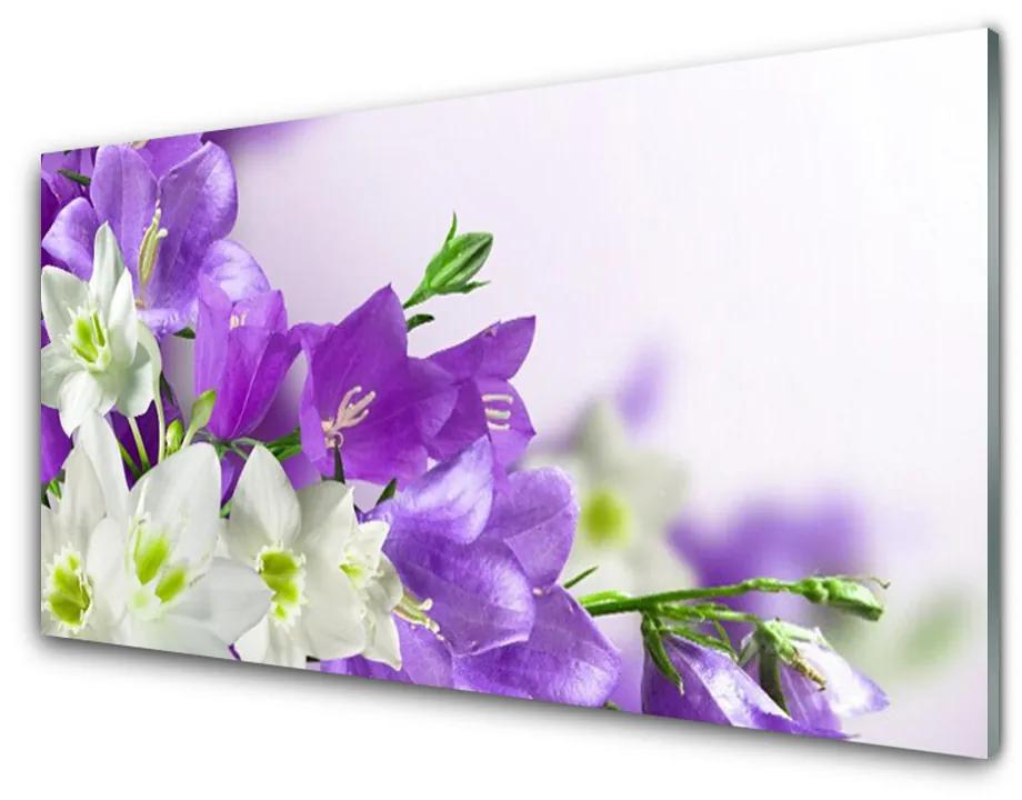 Nástenný panel  Kvety rastlina 140x70cm
