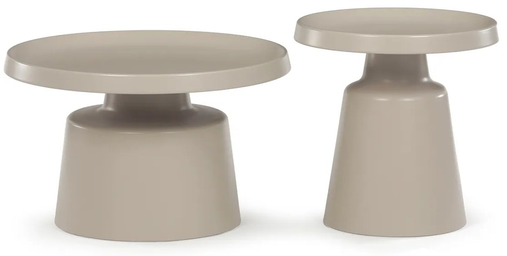 F4114 Sada konferenčných stolíkov CSM, béžová, 2ks