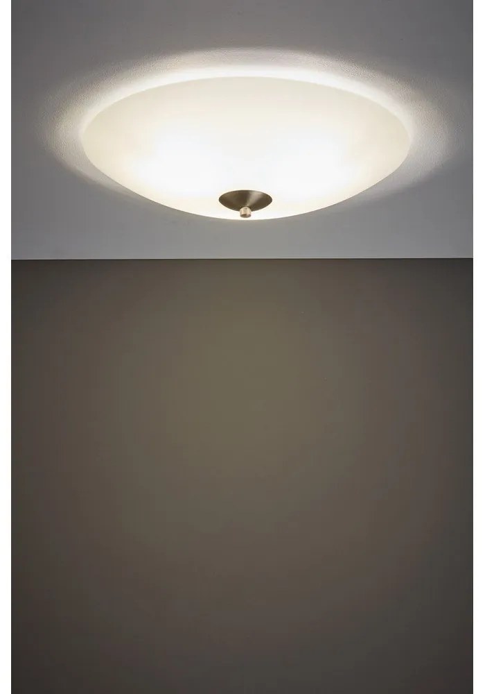 Biele stropné svietidlo so skleneným tienidlom ø 43 cm Polar – Markslöjd