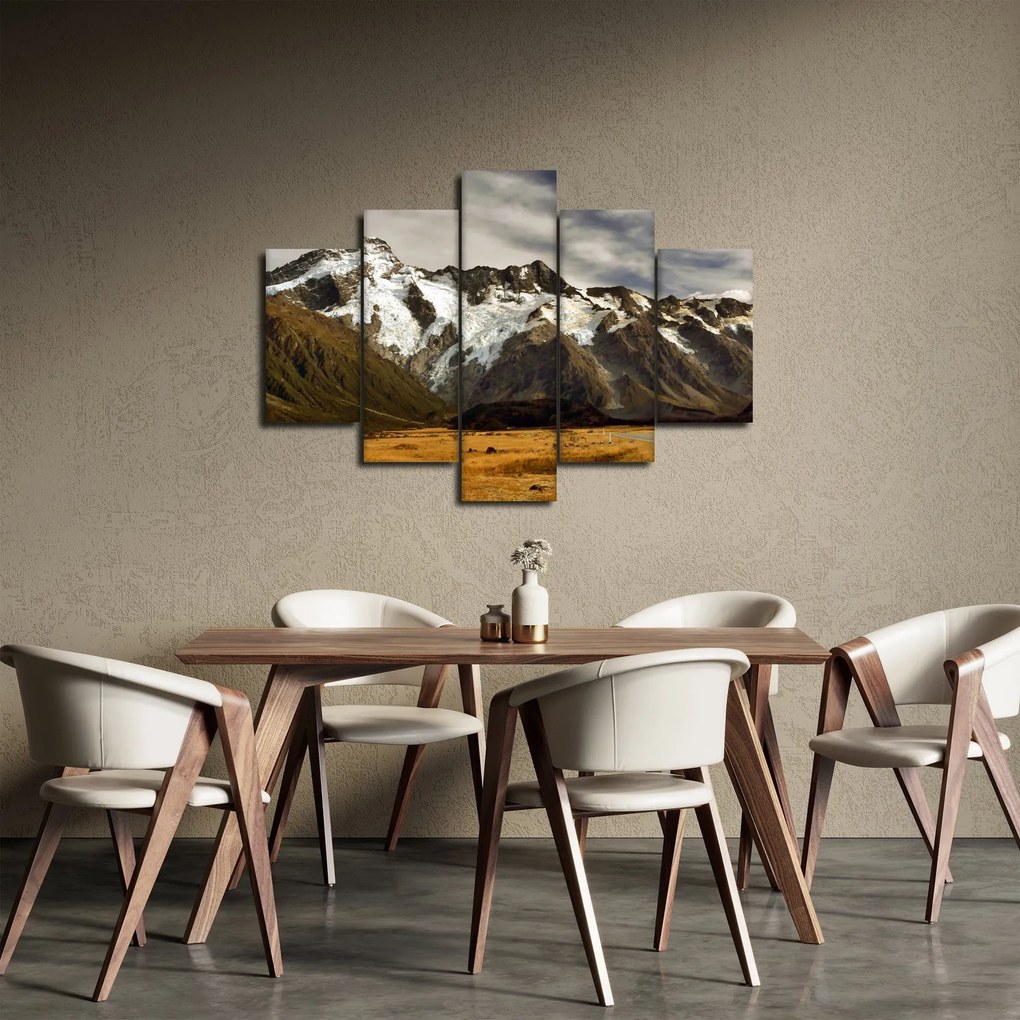 Obraz hory Sefton, Nový Zéland (150x105 cm)