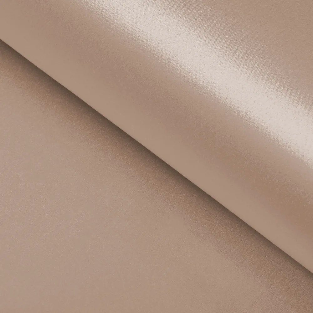 Biante Saténový behúň na stôl polyesterový Satén LUX-064 Béžovohnedý 20x140 cm