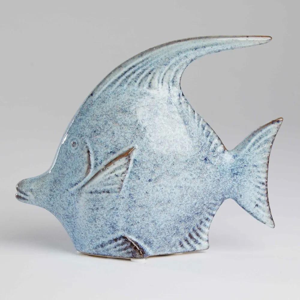Butlers SEASIDE Dekoračná ryba 15 cm - modrá