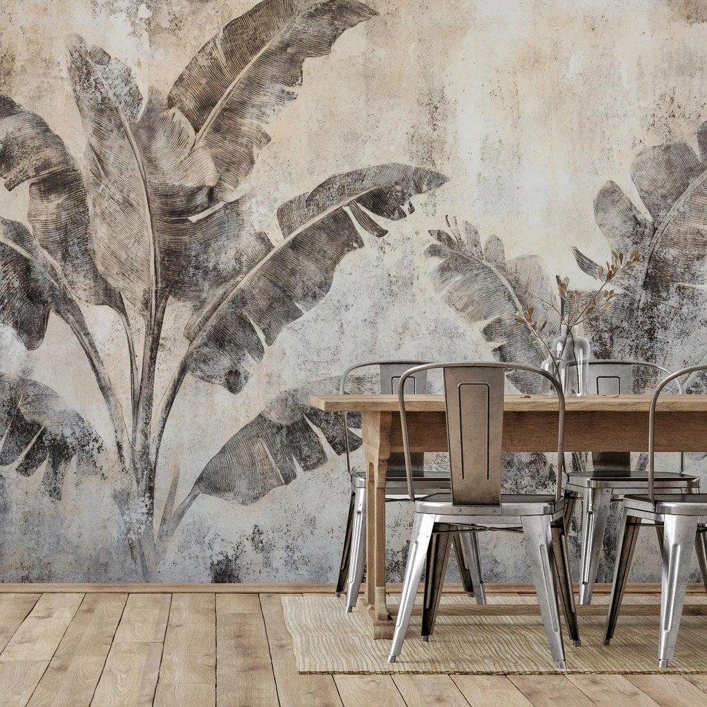 Fototapeta - Banánovník na stene (147x102 cm)