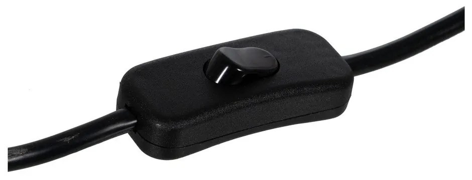 Stolová lampa v čiernej a prírodnej farbe (výška 52 cm) – Ixia