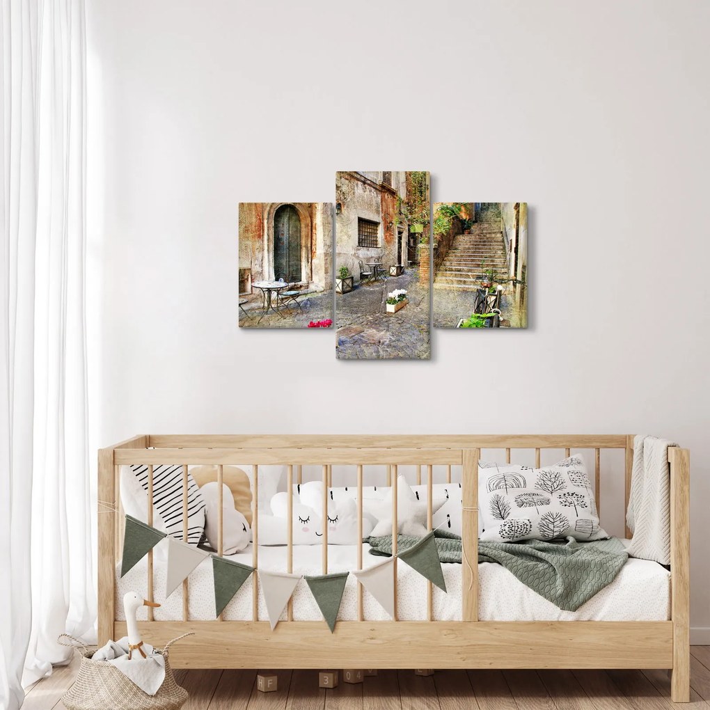 Obraz - Staré ulice Ríma (90x60 cm)