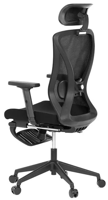 Autronic BONTEC Kancelárska stolička, synchrónny mechanizmus, čierna sieťovina, KA-S257 BK Farba: Šedá