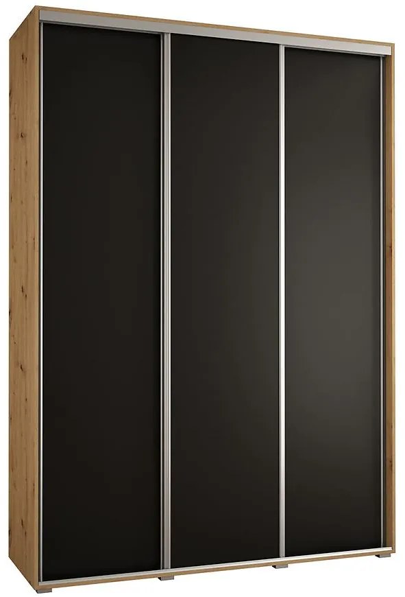 Skriňa 45 Canaris 1 180 artisan/čierna/silver