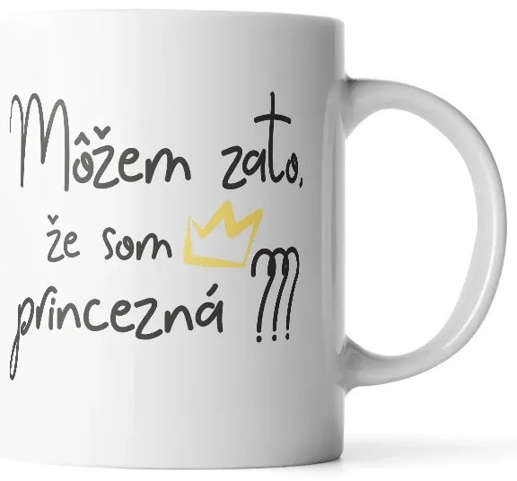 Sablio Hrnček Môžem za to, že som princezná - 200 ml - espresso