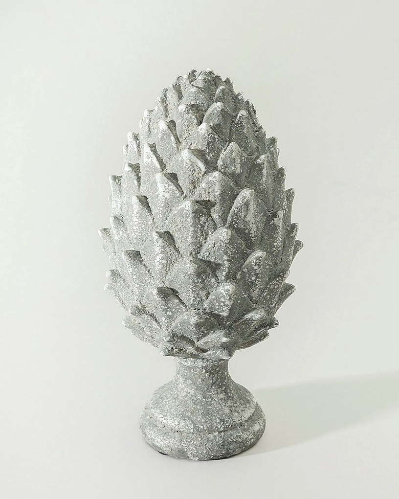 Dekoratívna figúrka Pinecone Grey 15x15x30 cm