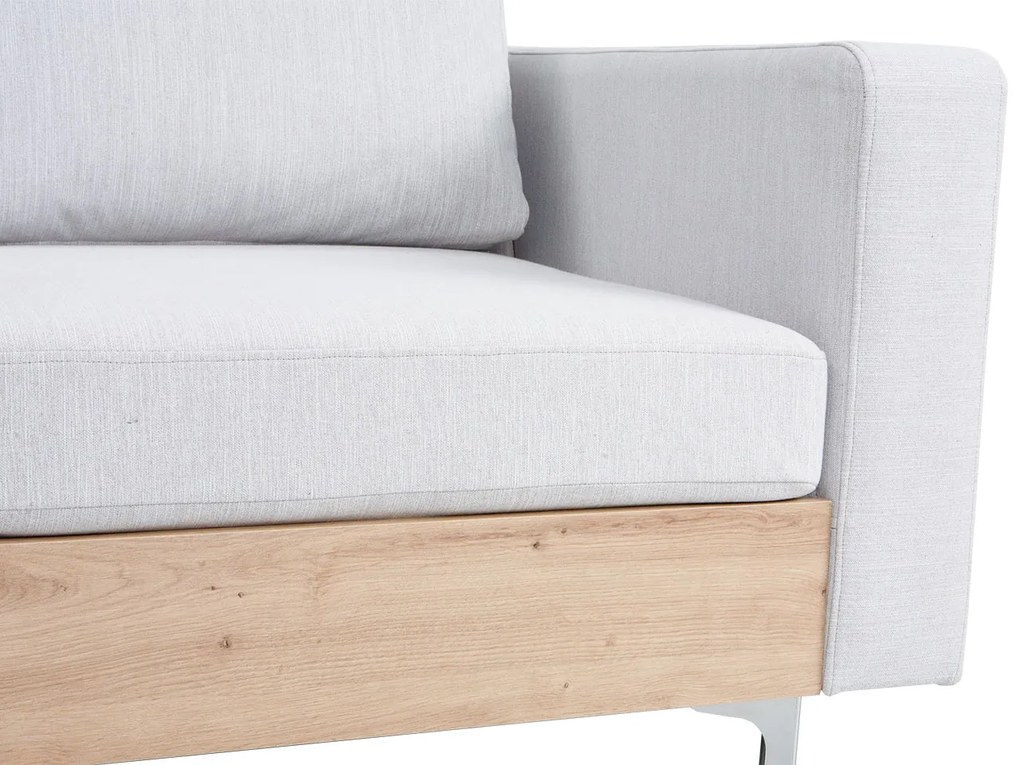 Rohová pohovka Hermes Wood, Farby: ekokoža Soft 011 (čierna), Farby nožičiek: dub monastery, Strana: ľavá