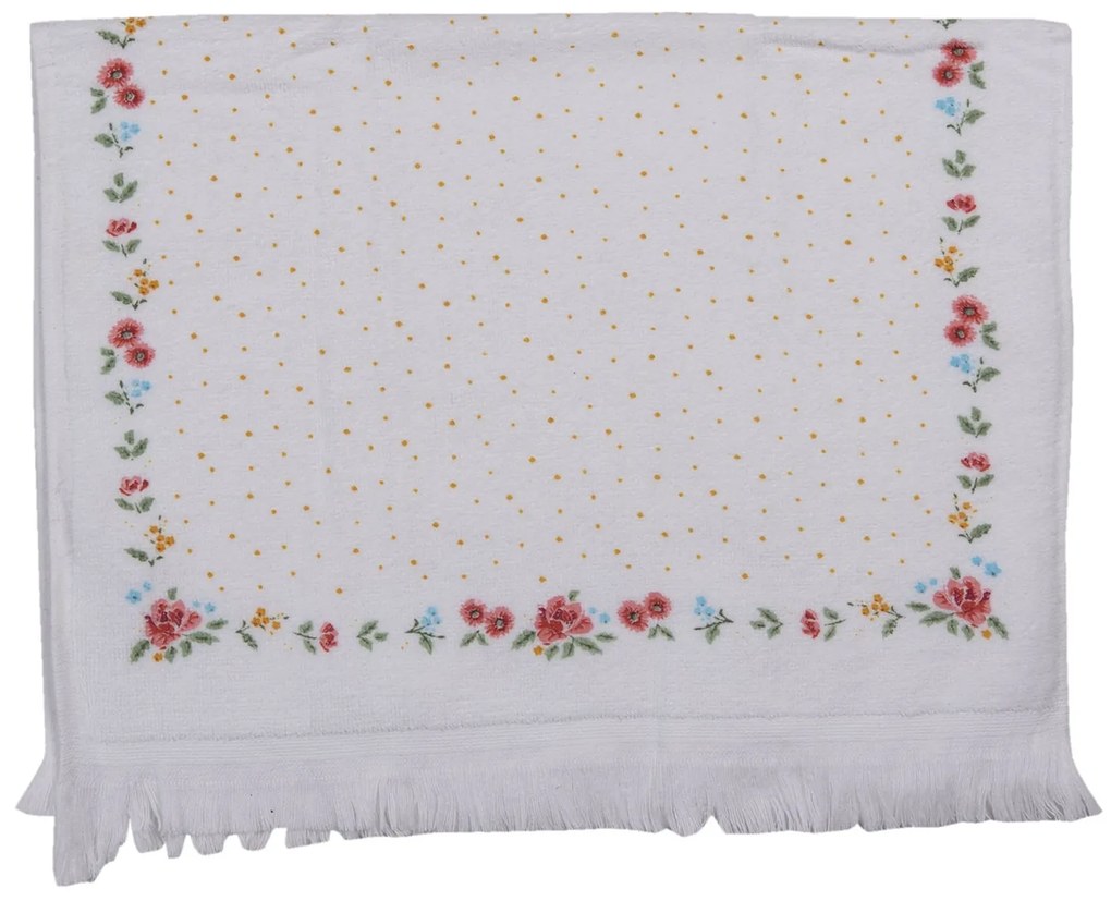 Kuchynský froté uterák s kvetmi Little Rose Collection - 40*66 cm