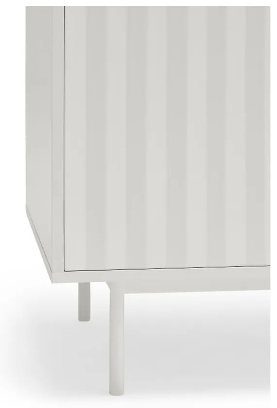 Biela vysoká komoda 97x130 cm Sierra - Teulat