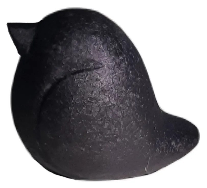 Malý kovový vtáčik, Leather Black