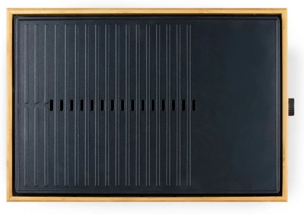 DOMO DO9271G stolný elektrický gril Plancha BambooStyle, L