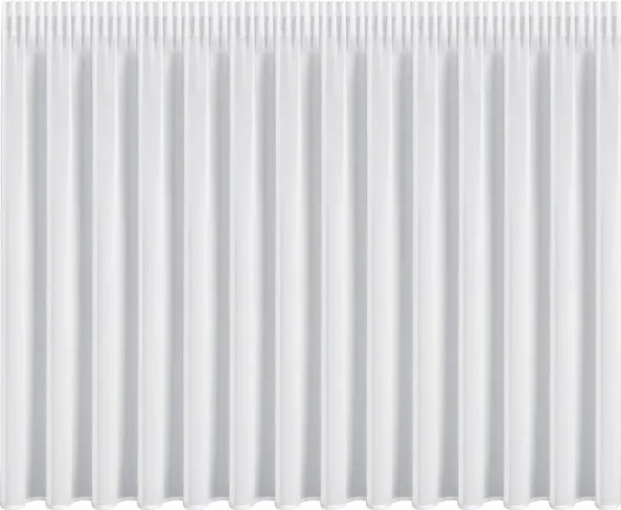 Dekorstudio Záclona DALIA s riasiacou páskou 350x150 cm - biela